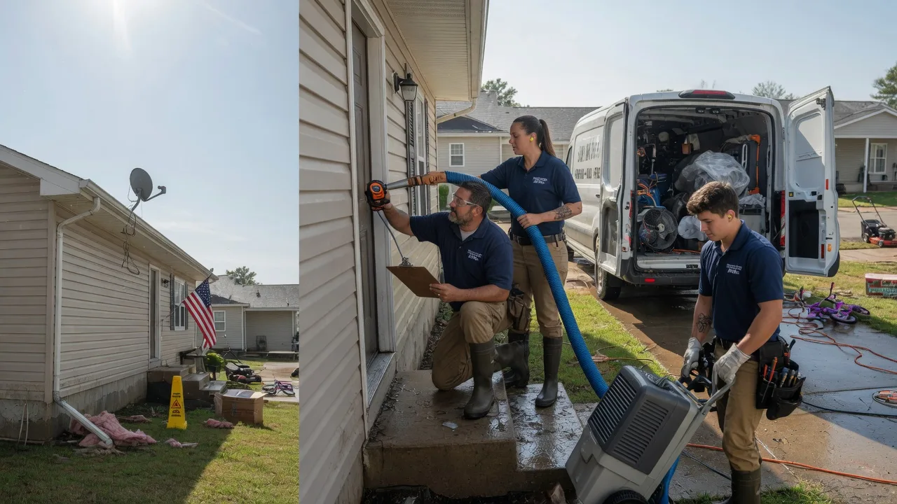 Ceiling Water Damage Restoration in Almo, KY near me